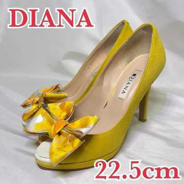 Super beautiful DIANA pumps open-toe French heel r