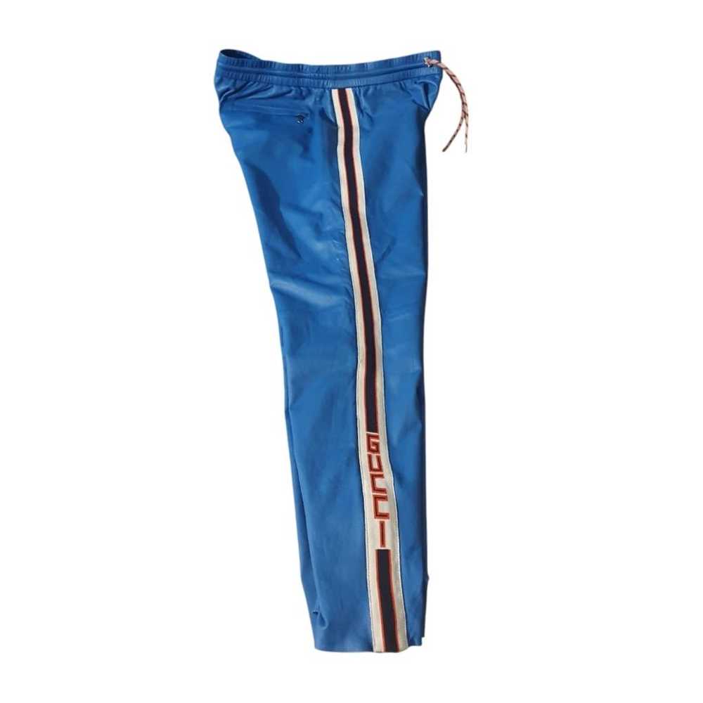 Gucci Leather trousers - image 2