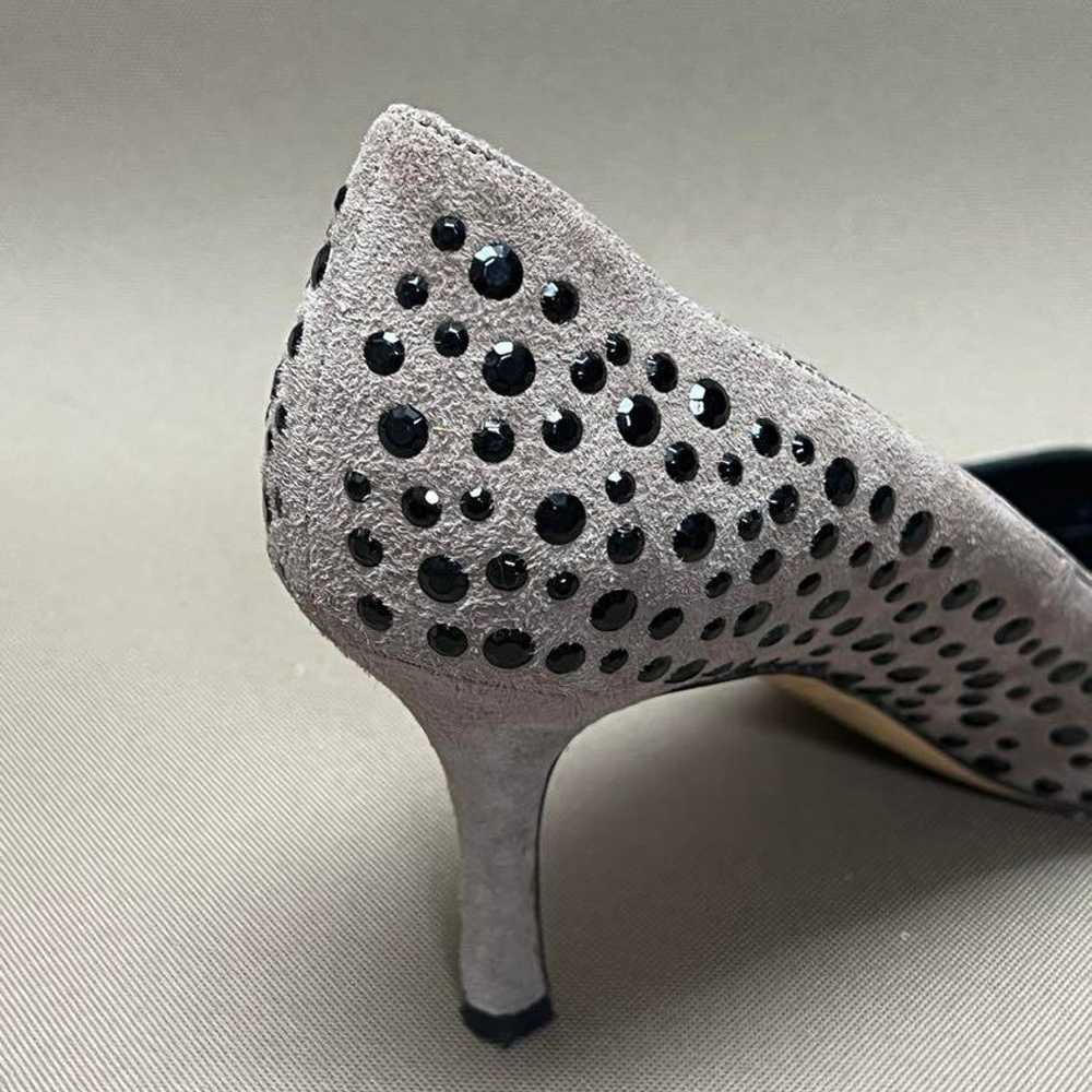 A. Bottega Gray Studded Pumps EU37 JP23.5 - image 3