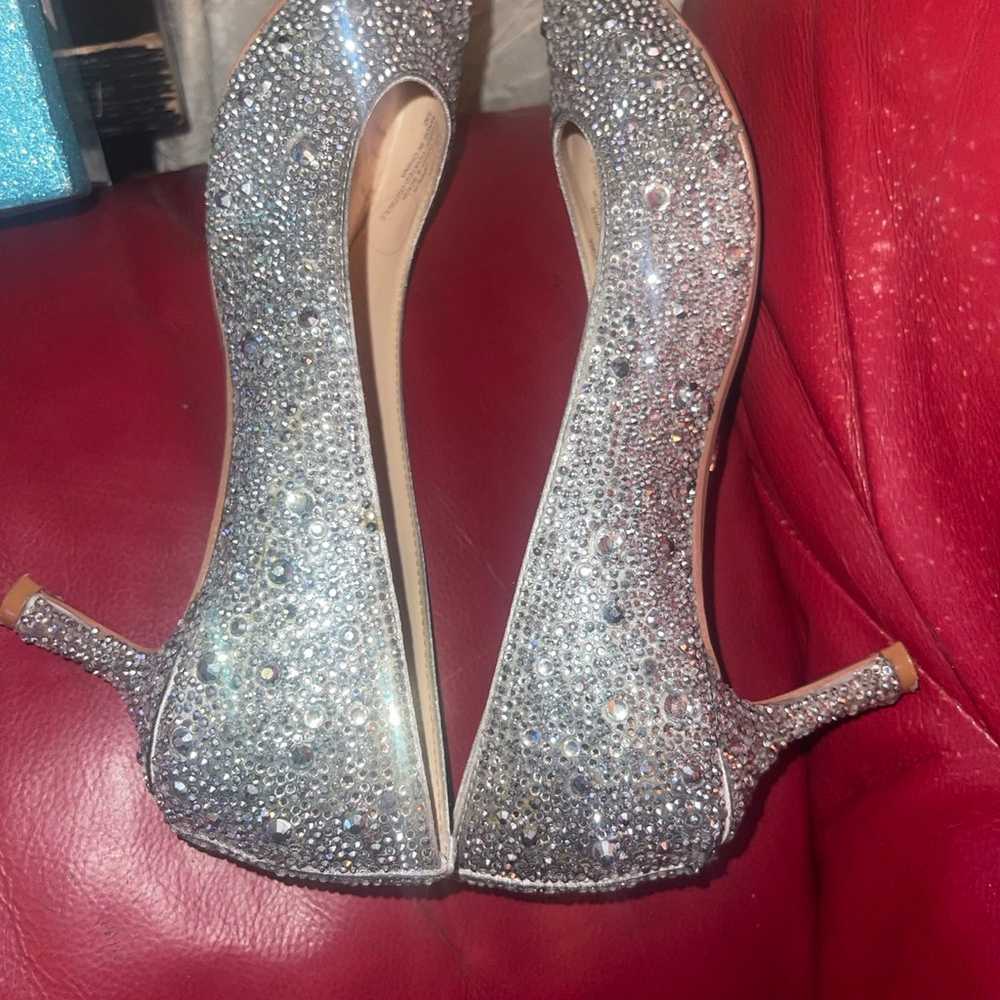 Betsey Johnson rhinestone heels - image 3