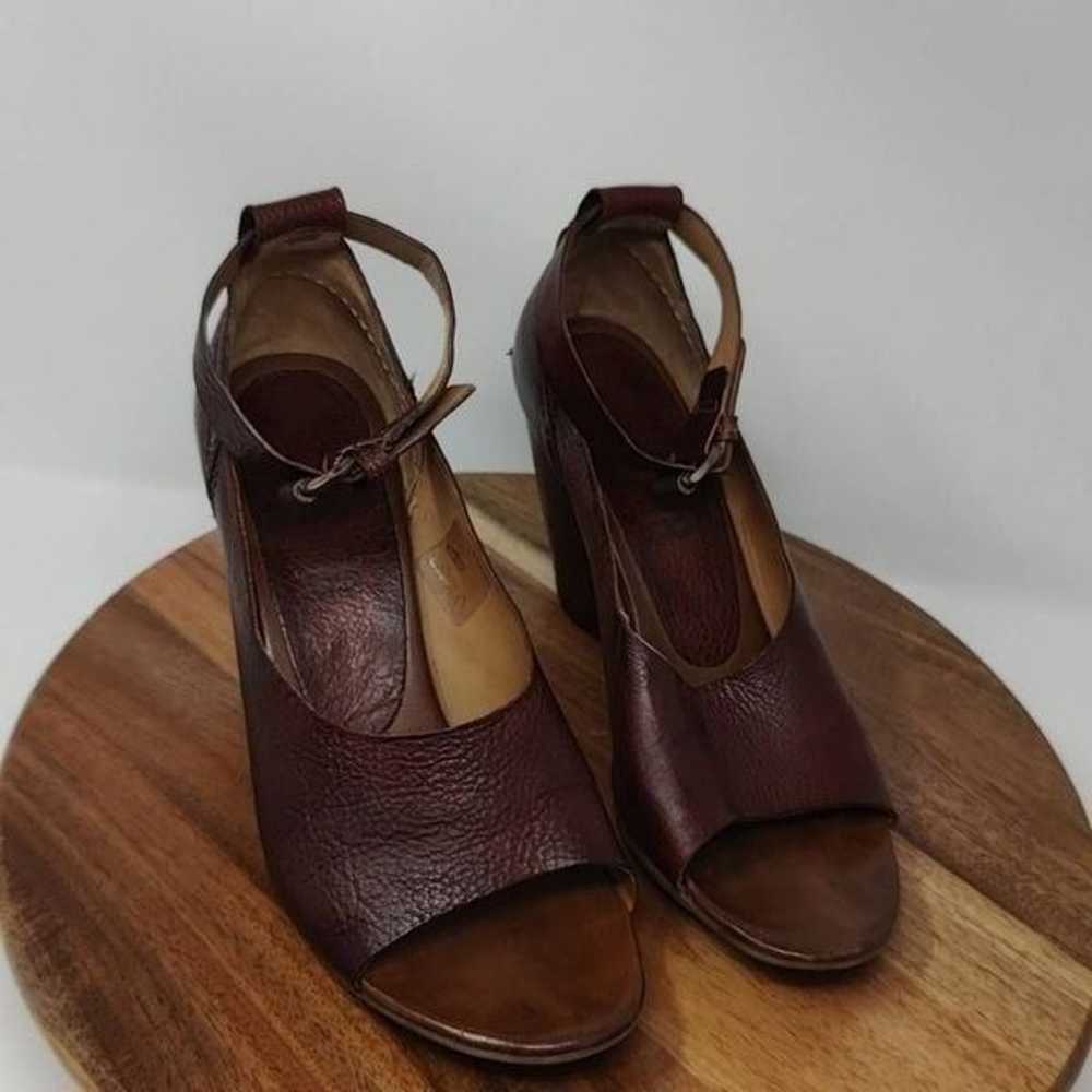 A.S. 98 Leather Open Toe Heels- Womens- Size 39- … - image 11