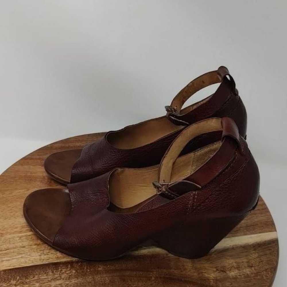 A.S. 98 Leather Open Toe Heels- Womens- Size 39- … - image 3