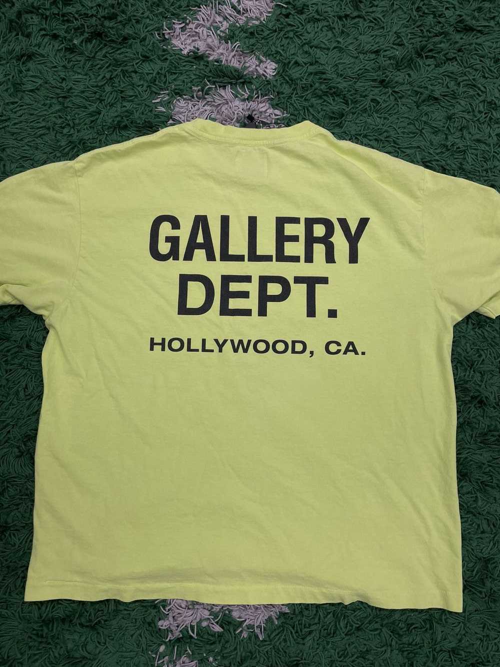 Gallery Dept. Gallery Dept lime green t shirt lar… - image 2