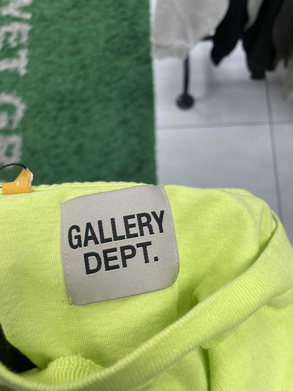 Gallery Dept. Gallery Dept lime green t shirt lar… - image 3