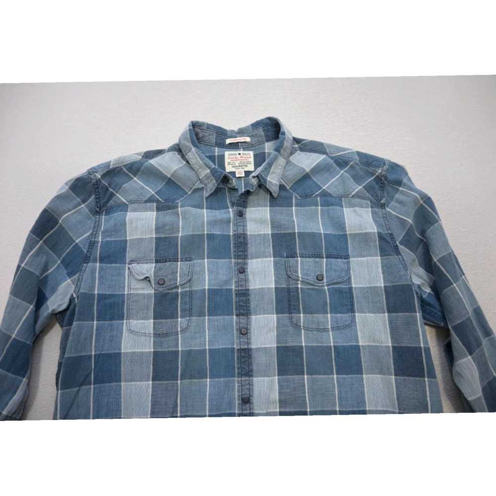 Lucky Brand Authentic Western Camp Shirt with Pea… - image 5