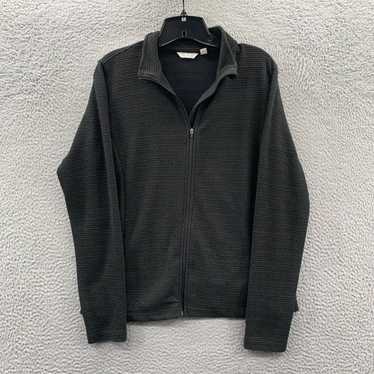 Vintage Womens Large Full Zip Black Lady Hagen St… - image 1