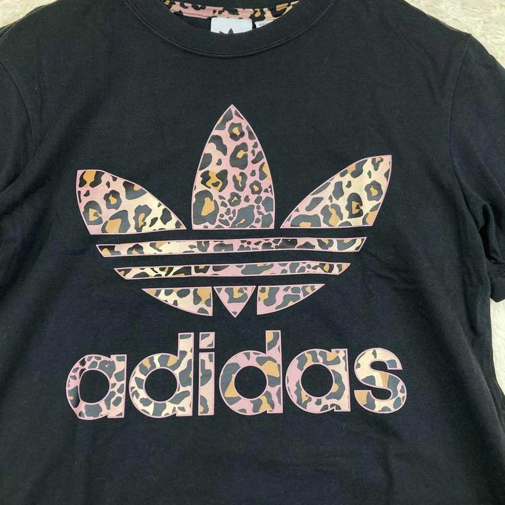 adidas Mini T-shirt Short Sleeve Logo Leopard S 8… - image 2