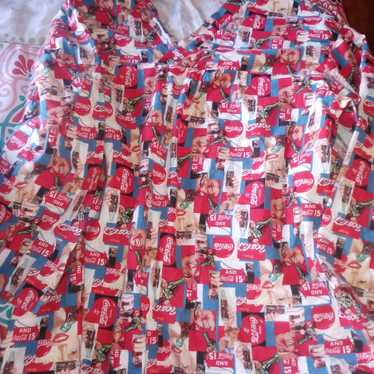 Women's Vintage Coca-Cola flannel shirt size XL - image 1