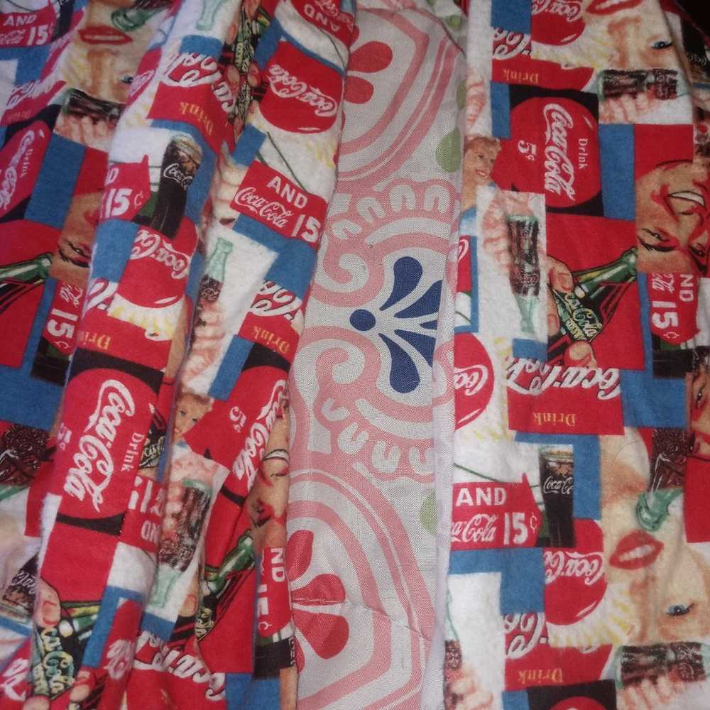 Women's Vintage Coca-Cola flannel shirt size XL - image 2