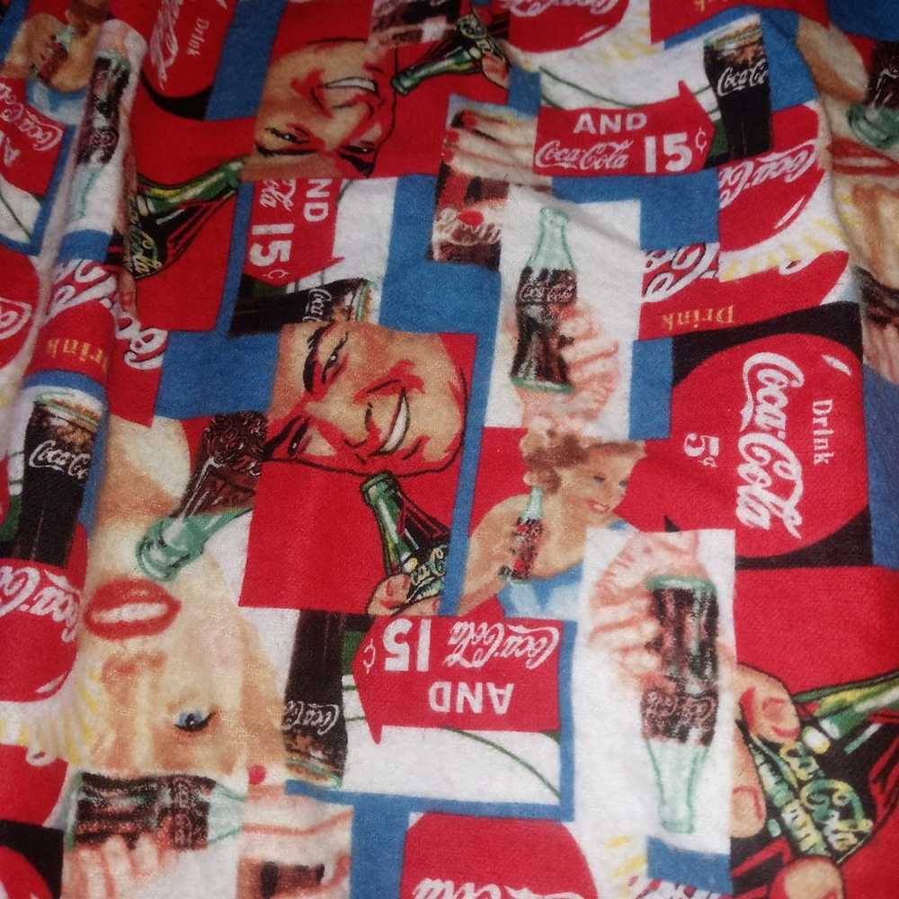 Women's Vintage Coca-Cola flannel shirt size XL - image 3