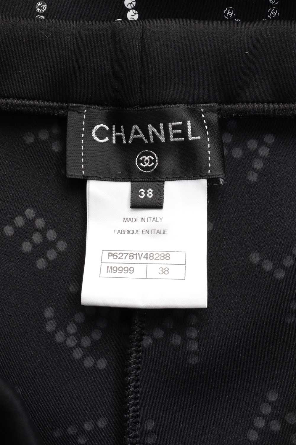 Product Details Chanel Black Logo Embellished Leg… - image 6