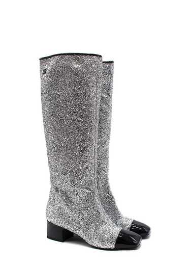 Managed by hewi Chanel Glitter Patent Toe-Cap Fant