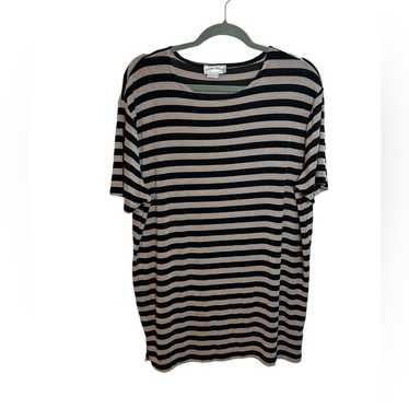 Frazier Lawrence Vintage Metallic Striped Tee - image 1