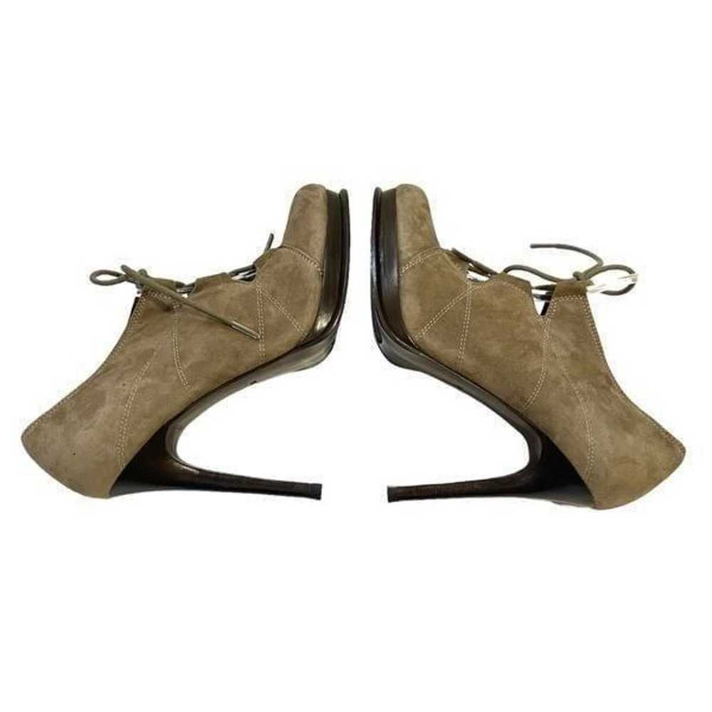 DIANE* VON FURSTENBERG Size 7M Camel Suede Lace U… - image 8