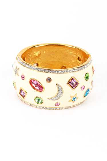 KENNETH JAY LANE Celestial Enamel Gem Bracelet