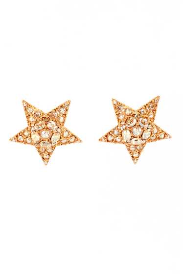 OSCAR DE LA RENTA Golden Shining Star Earrings