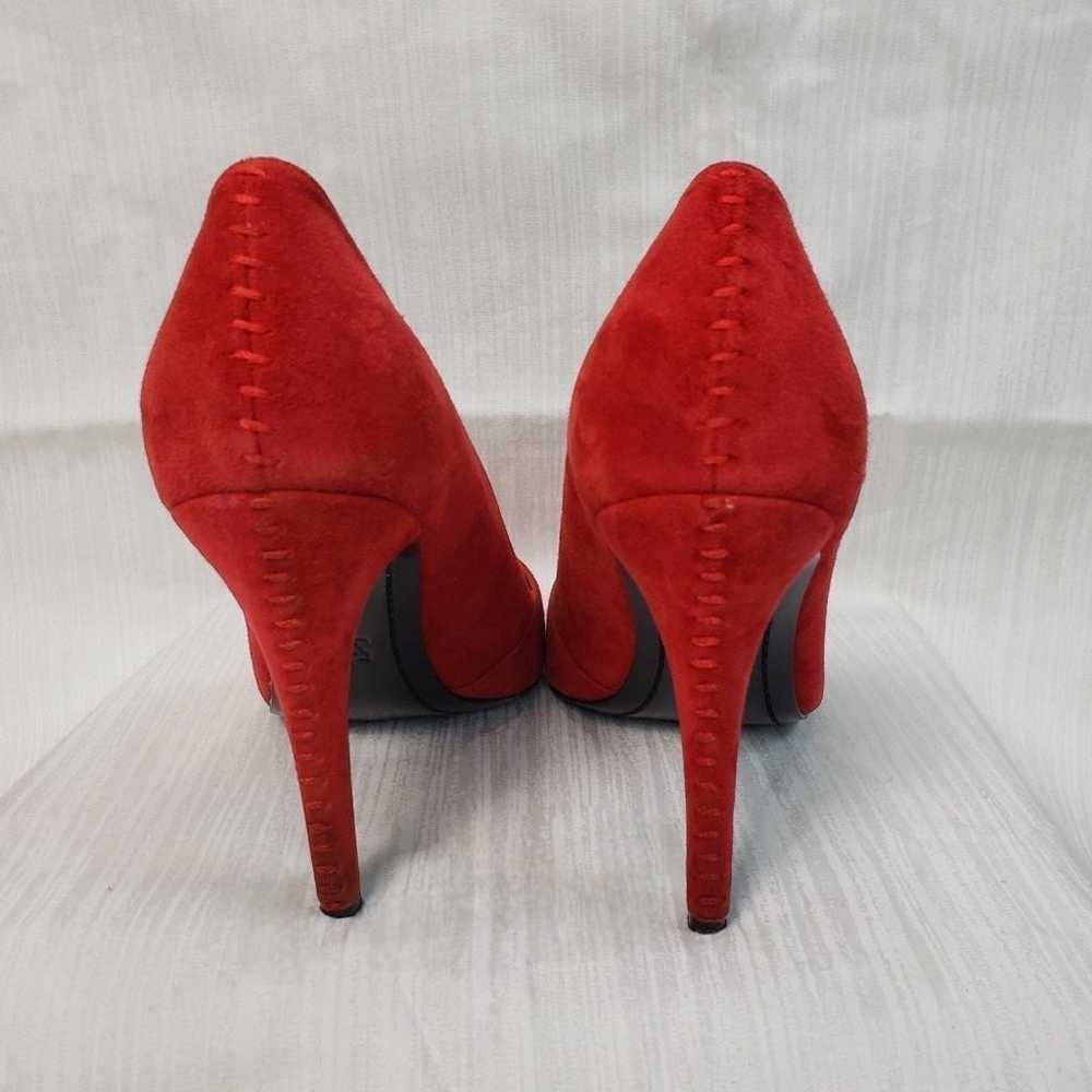 Alice & Olivia Italian Suede Stiletto Pumps - image 6