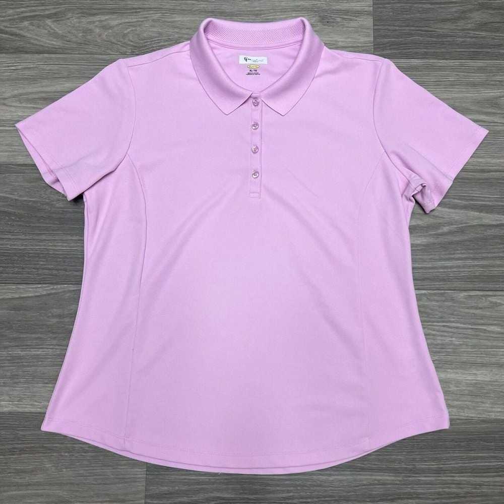 Greg Norman Golf Polo Shirt Women Extra Large Pin… - image 1