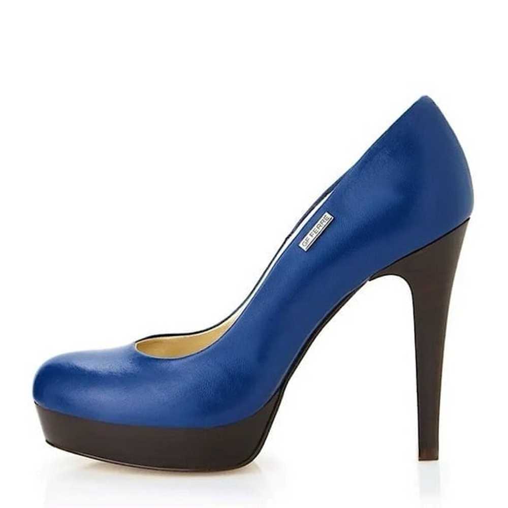 Gianfranco Ferre Blue Leather Pumps Size 39 - image 1