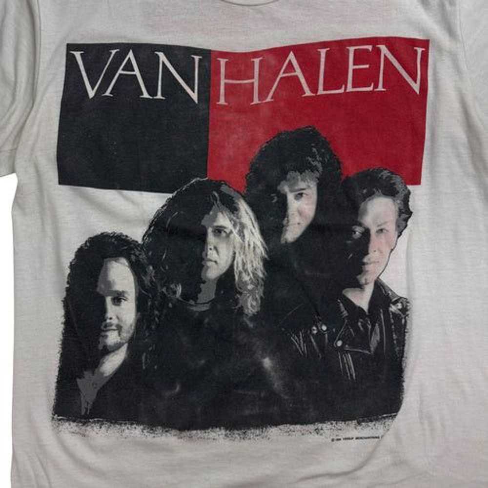 Vintage 1988 Van Halen Tee White - image 2