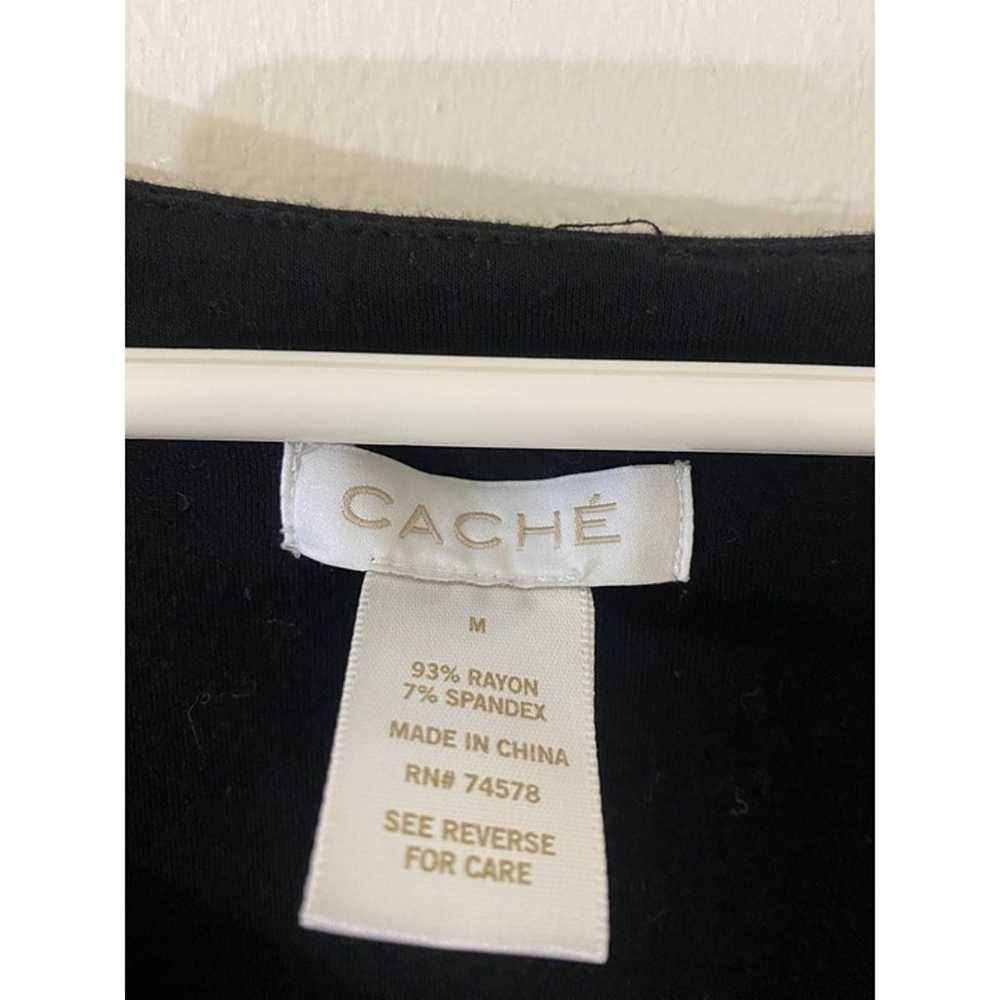 Vintage Cache Women's Black 3/4 Sleeve Classic Bl… - image 3