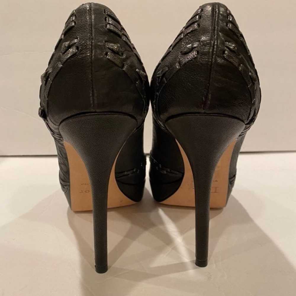 Christian Dior open toe pumps heels black 38 - image 5