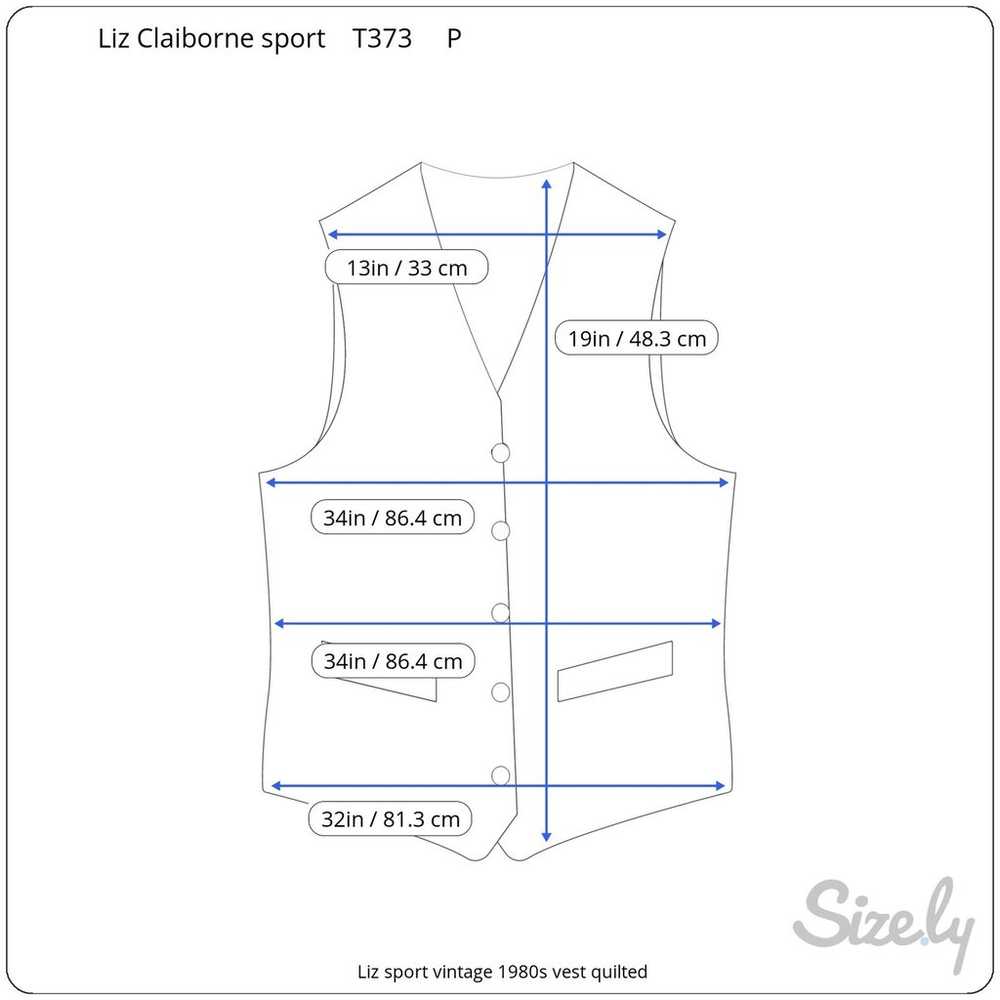 Liz sport vintage 1980s vest quilted - image 9