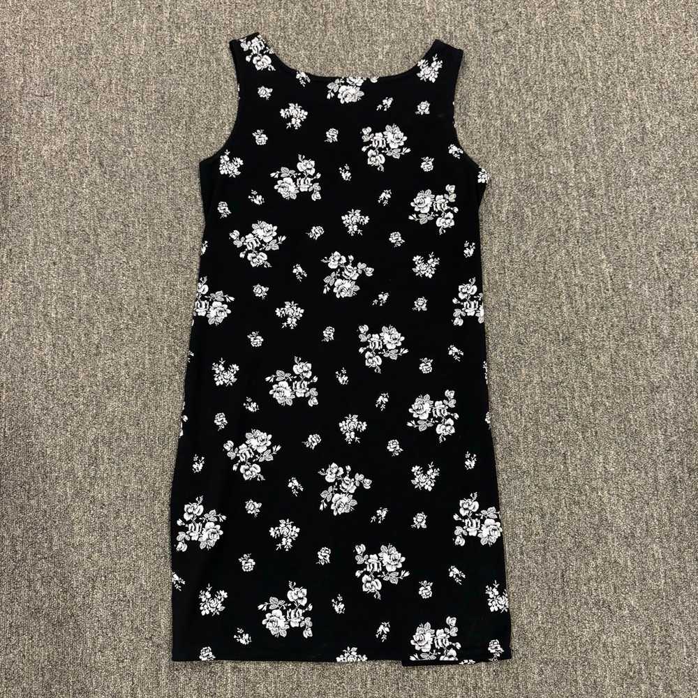 90s floral mini dress - image 2