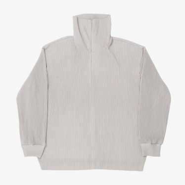 Gongdid Design Pleated 1/4 Zip Sweater - image 1