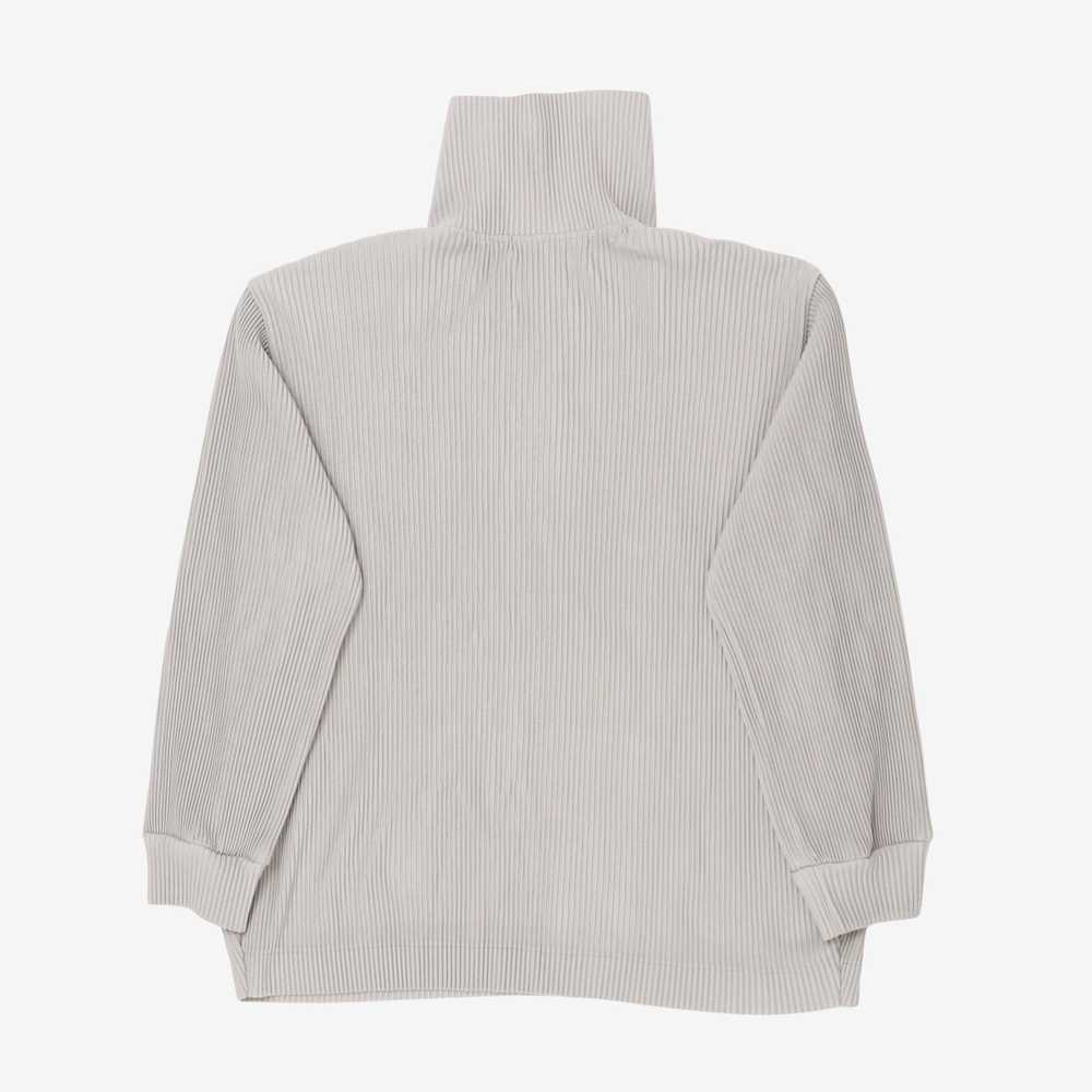 Gongdid Design Pleated 1/4 Zip Sweater - image 2