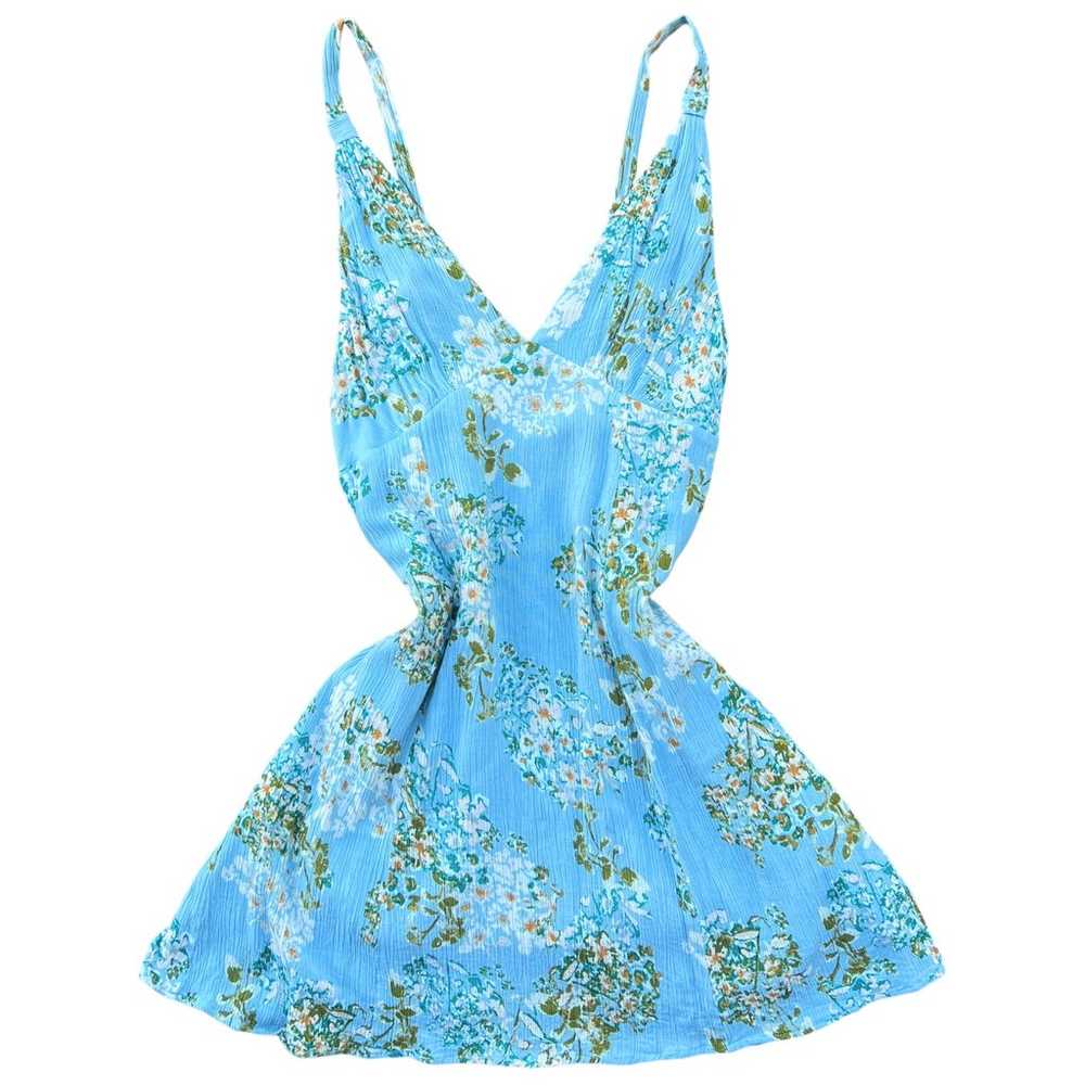 Floral Babydoll Mini Dress - image 1