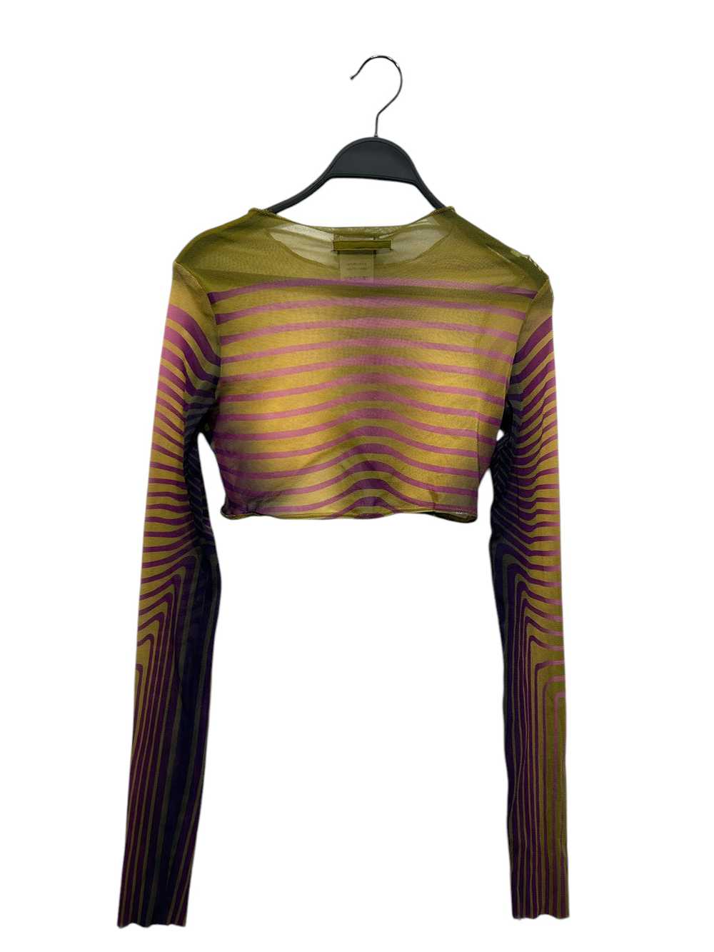 Jean Paul Gaultier/LS T-Shirt/L/Nylon/GRN/ - image 2