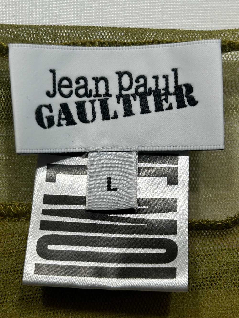 Jean Paul Gaultier/LS T-Shirt/L/Nylon/GRN/ - image 3