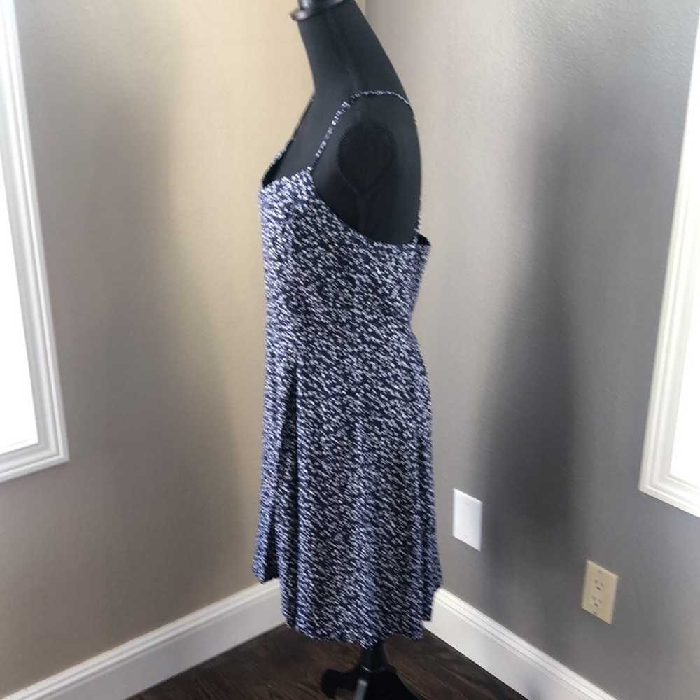 GAP navy blue sundress with white floral pattern - image 3