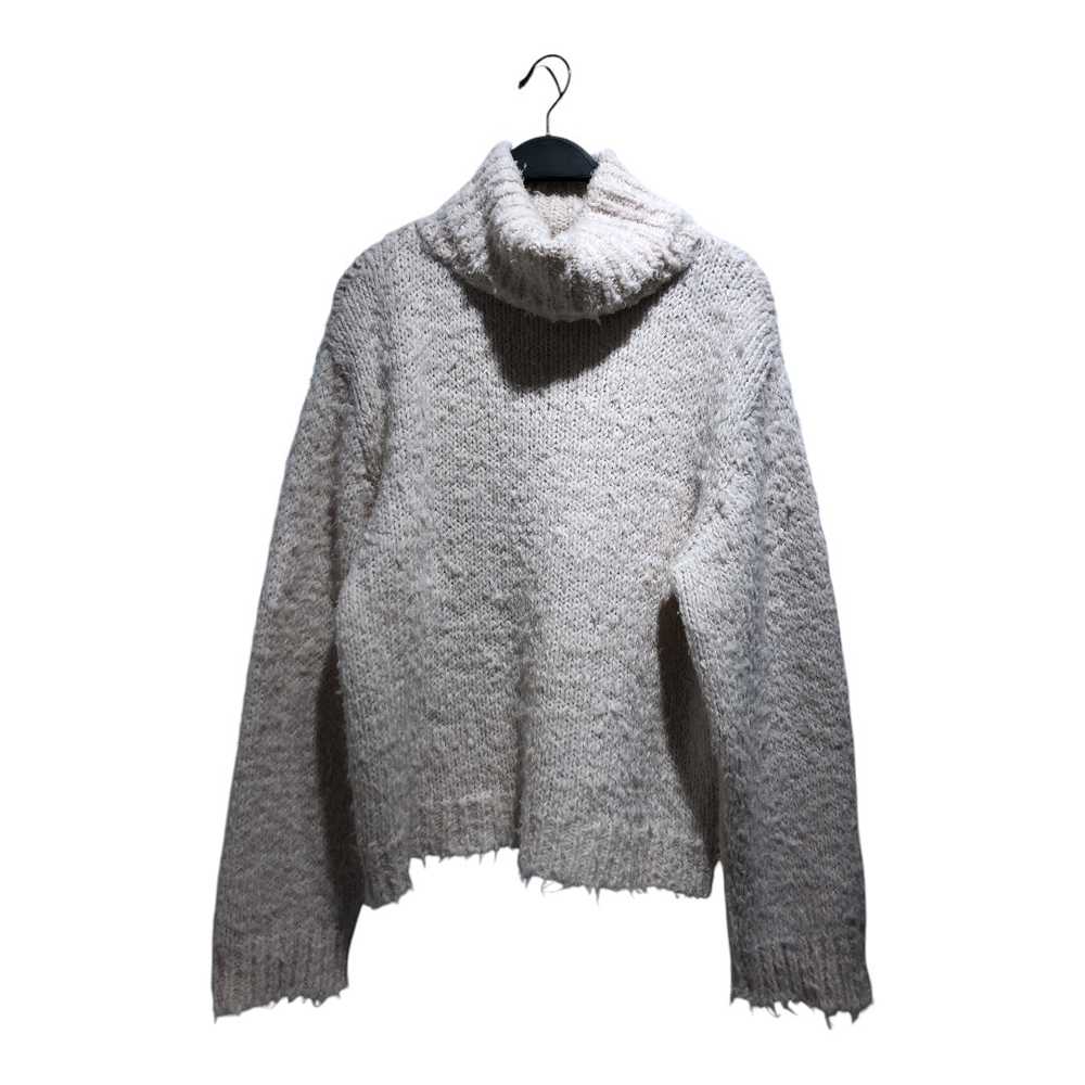 CARON CALLAHAN/Sweater/L/Leather/WHT/ - image 1