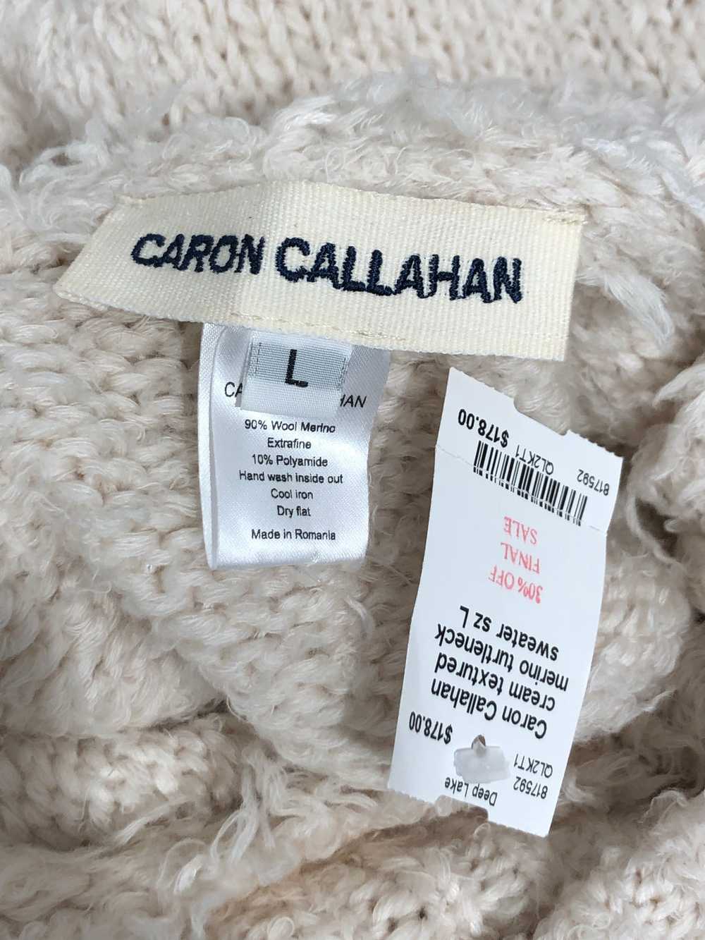 CARON CALLAHAN/Sweater/L/Leather/WHT/ - image 3