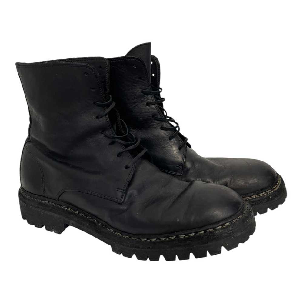 GUIDI/Lace Up Boots/EU 43/Leather/BLK/795V_N Hors… - image 1