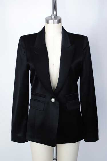 Smythe Satin Tuxedo Blazer