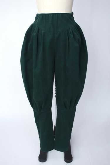 1980s Norma Kamali Corduroy Balloon Pants