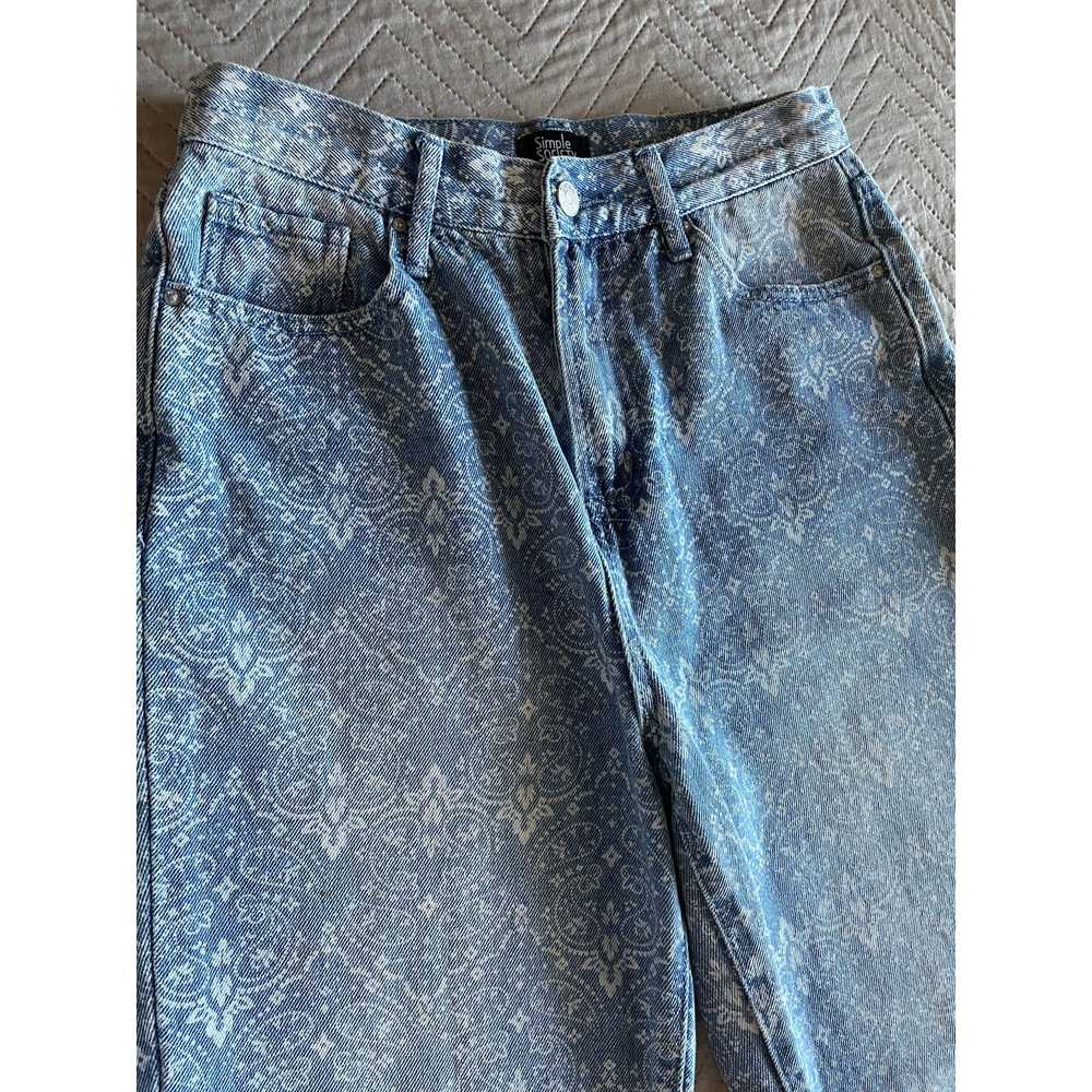 Other Simple Society Women's Paisley Jeans Size 5 - image 3