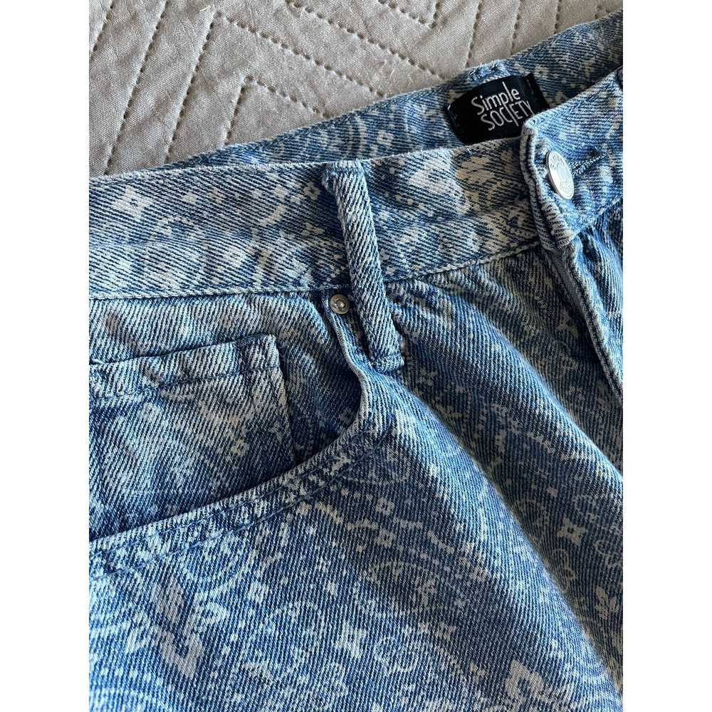 Other Simple Society Women's Paisley Jeans Size 5 - image 4