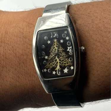 Other Silver & Black Star Cuff Watch - image 1