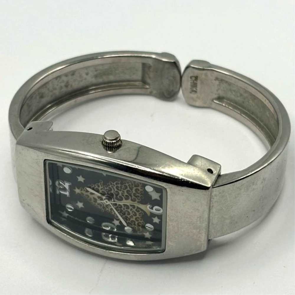 Other Silver & Black Star Cuff Watch - image 3