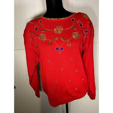 Other NNVELLl Vintage Hand Beaded Sweater 1980s Re