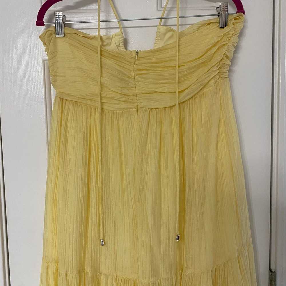 CHERLEY • Pastel Yellow Y2K Pleated Spaghetti Str… - image 9