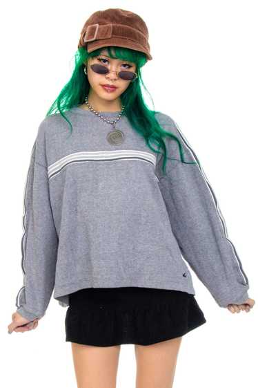 Vintage Y2K Grey Stripe Sweater