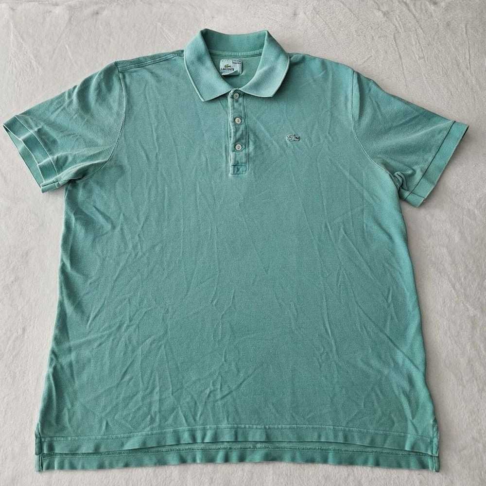 Lacoste Vintage Washed Mens Size 7 Polo Short Sle… - image 1