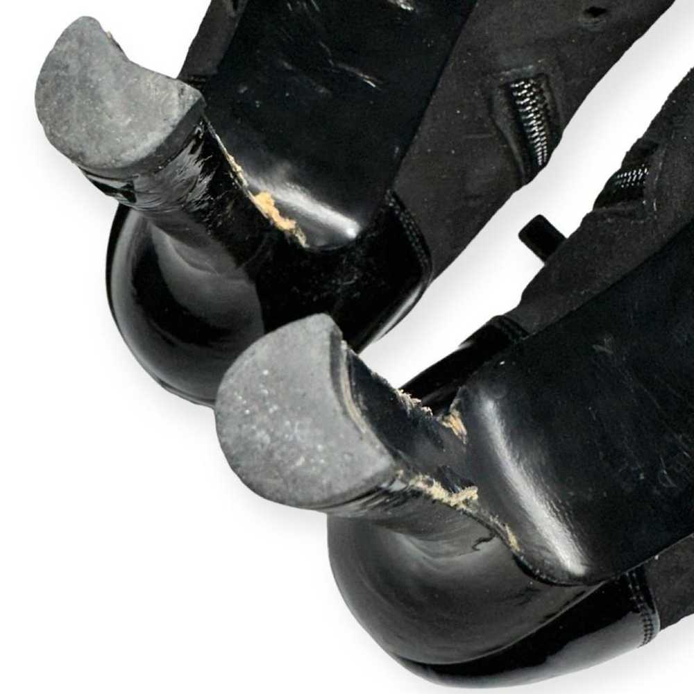 Louis Vuitton Patent leather open toe boots - image 10