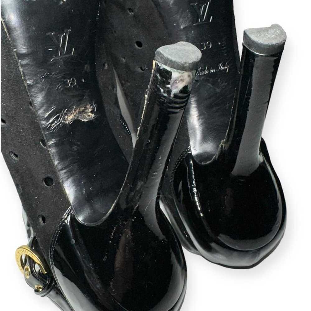 Louis Vuitton Patent leather open toe boots - image 12