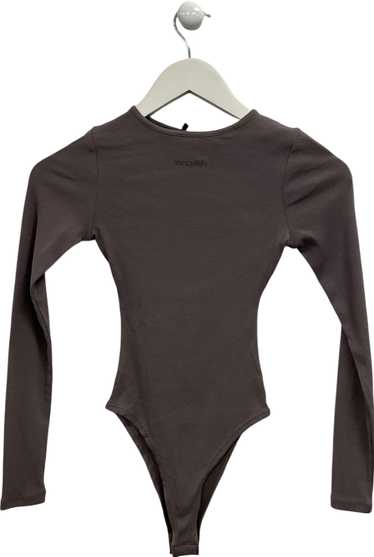 Vanquish Grey Restore Long Sleeve Ribbed Bodysuit 